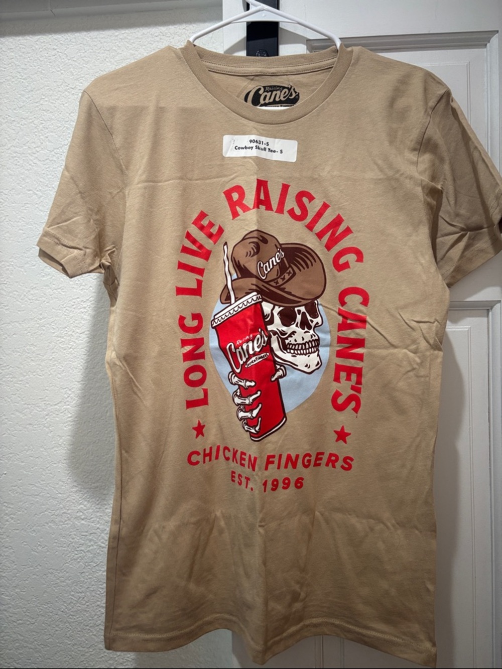 Men's Tan Graphic Tee - Long Live Cane's